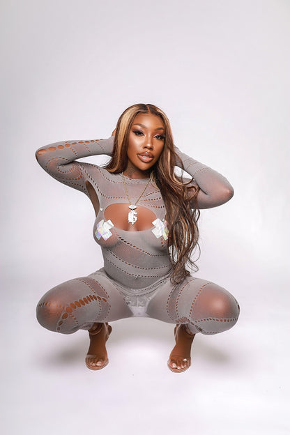 Cutting Ties Cut Out Bodysuit