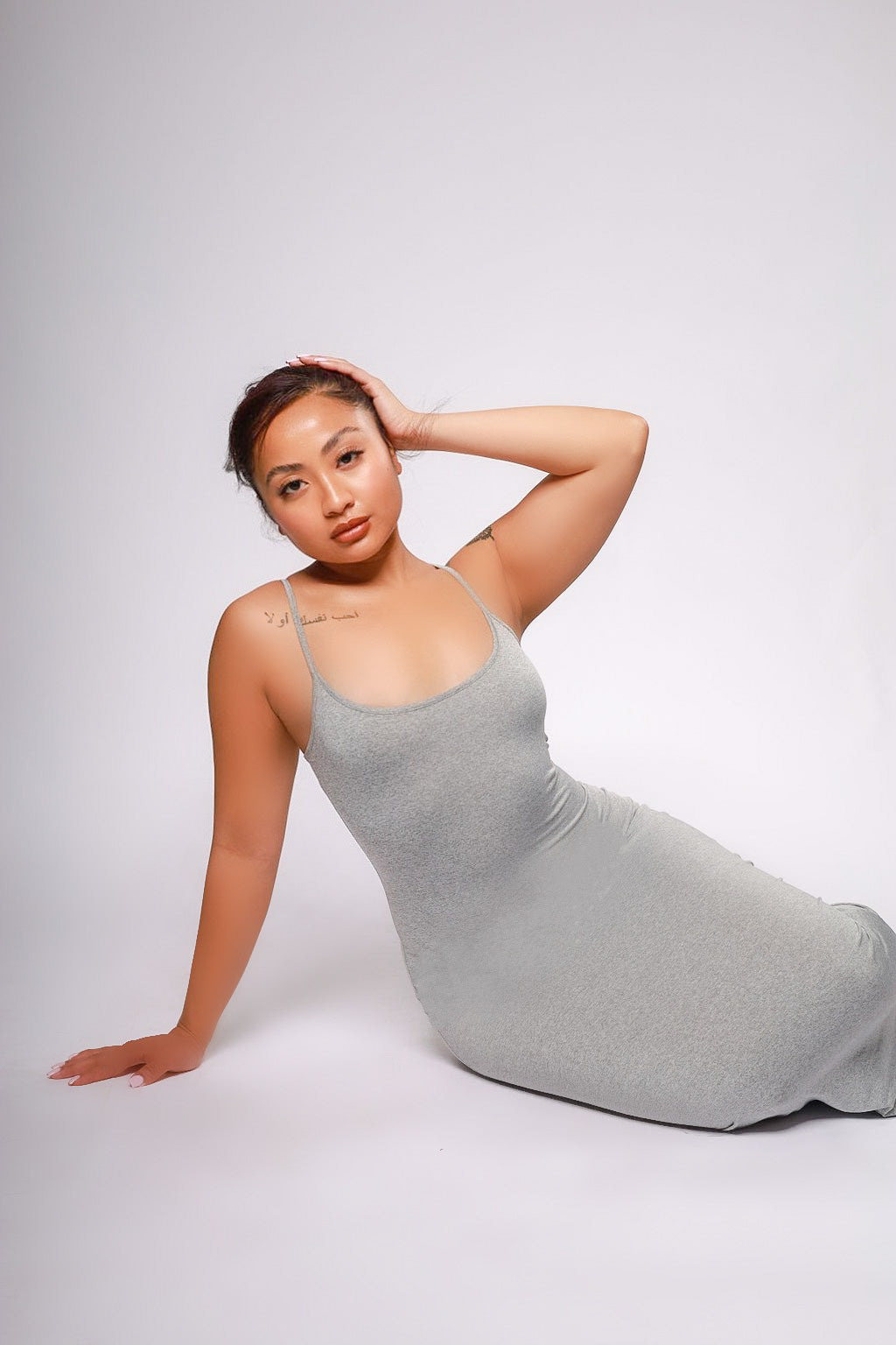 Highly Selective Solid Maxi Dress