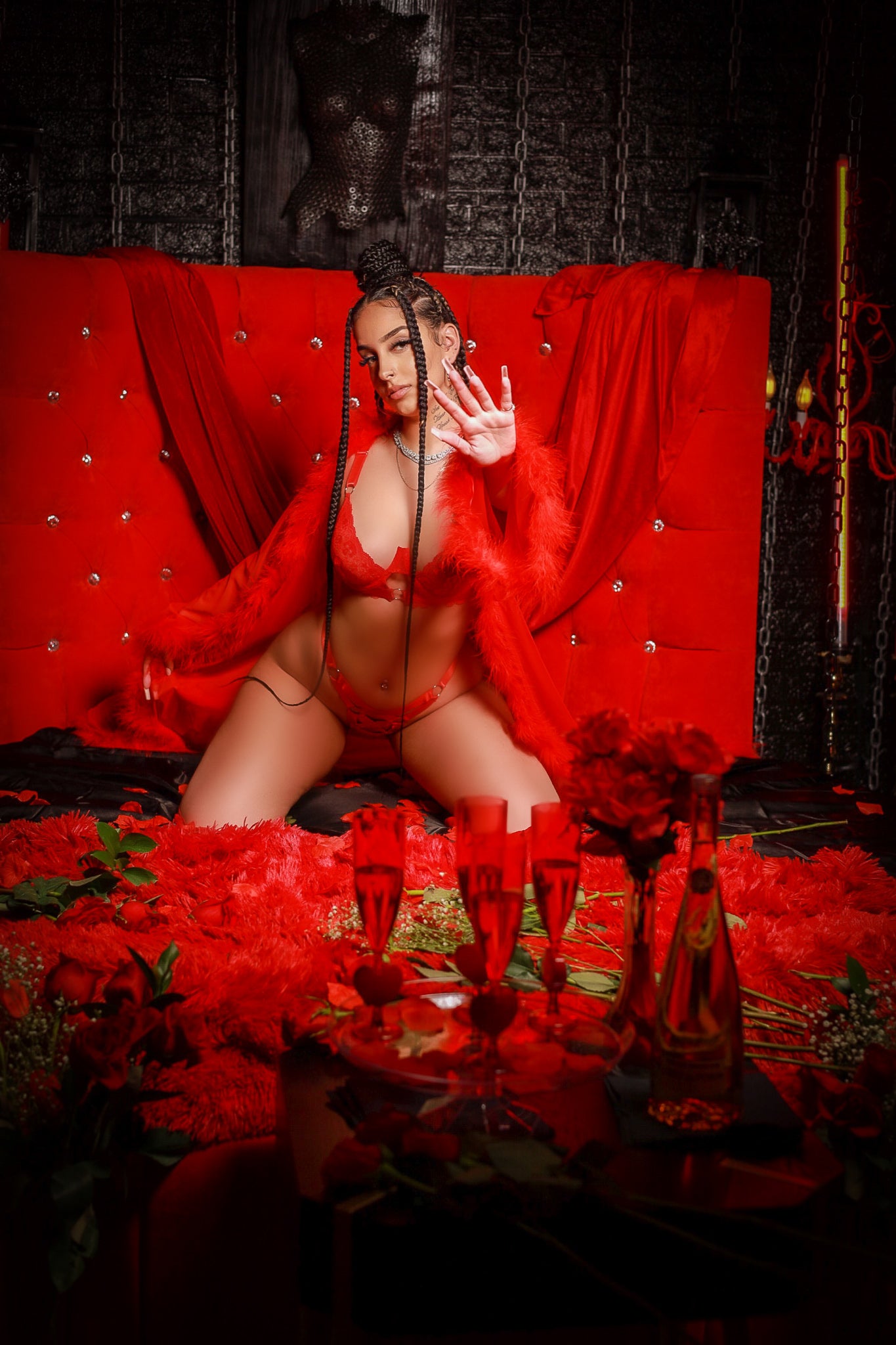 Feelin Love Sick Lingerie Set