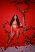 Load image into Gallery viewer, Red You're A Gem garter Set

