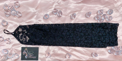 Yours Truly Noir Lace Gloves