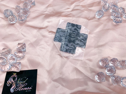 X Marks the Spot Lace Nipple Covers