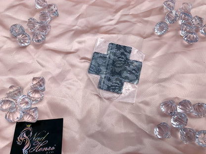 X Marks the Spot Lace Nipple Covers