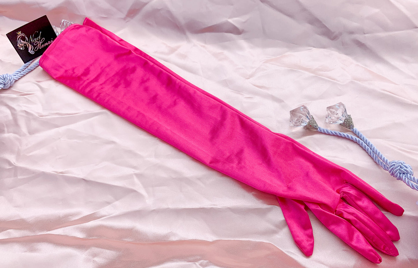 Crave the Feeling Satin Gloves