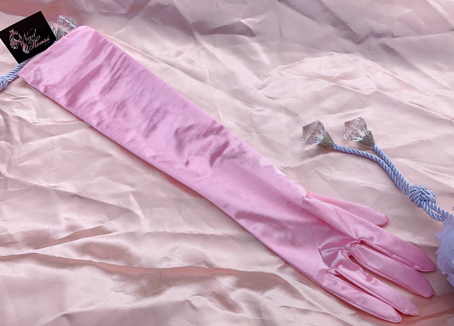 Crave the Feeling Satin Gloves