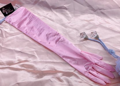 Crave the Feeling Satin Gloves