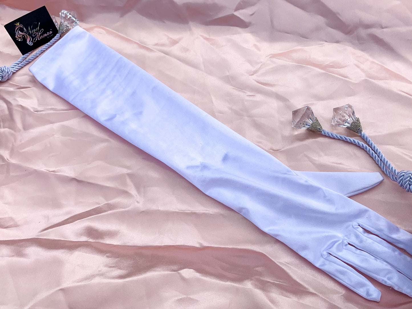 Crave the Feeling Satin Gloves