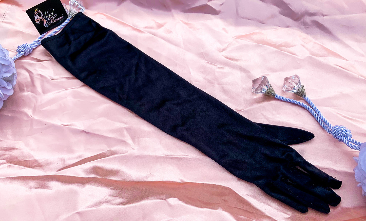 Crave the Feeling Satin Gloves