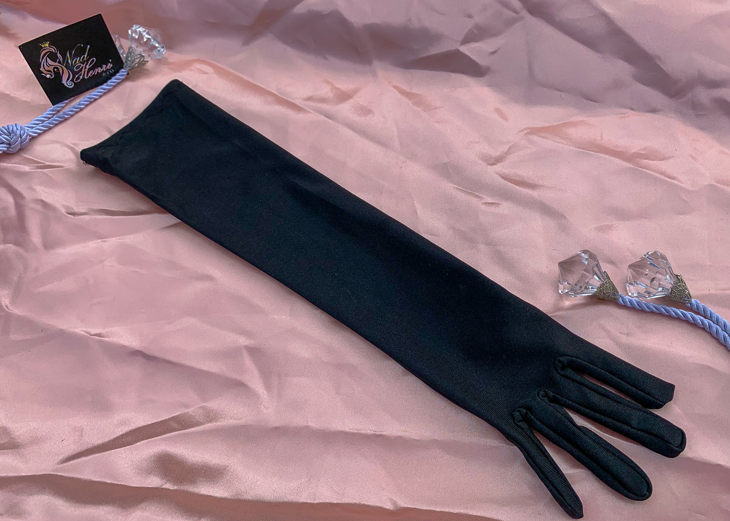 Crave the Feeling Satin Gloves