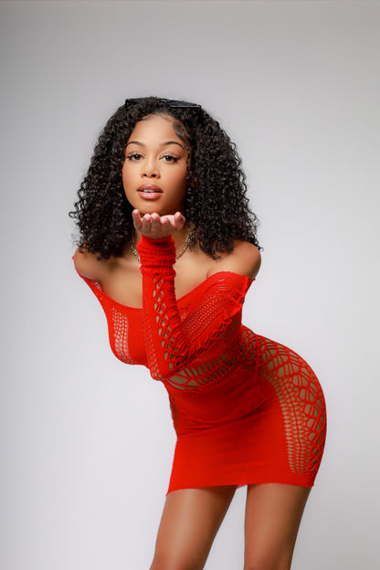 I'm the Catch Cerise Mini Dress