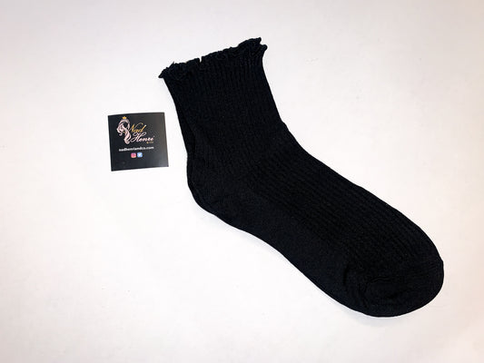 Sweet Innocence Ankle Noir Socks