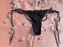 Load image into Gallery viewer, Doll of the hour noir beaded underwear

